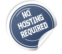 No hosting required - Pageox website builder